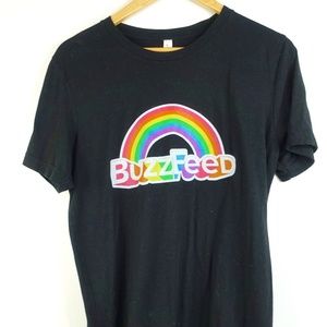 BELLA+CANVAS Rainbow BuzzFeed Tee - M